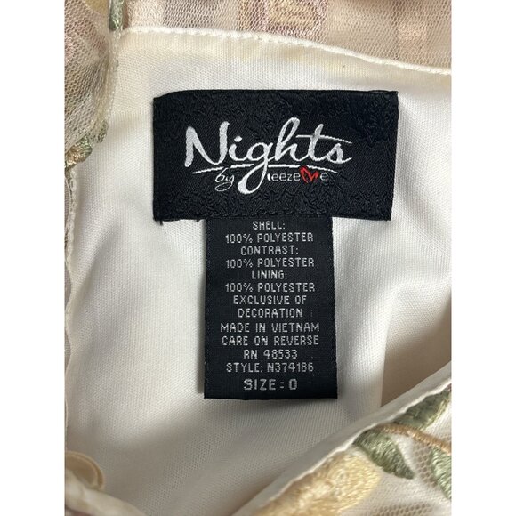 Floral Embroidered Halter Maxi Dress With Ruffled Tulle Skirt & Purple Waist Tie - Picture 11 of 16